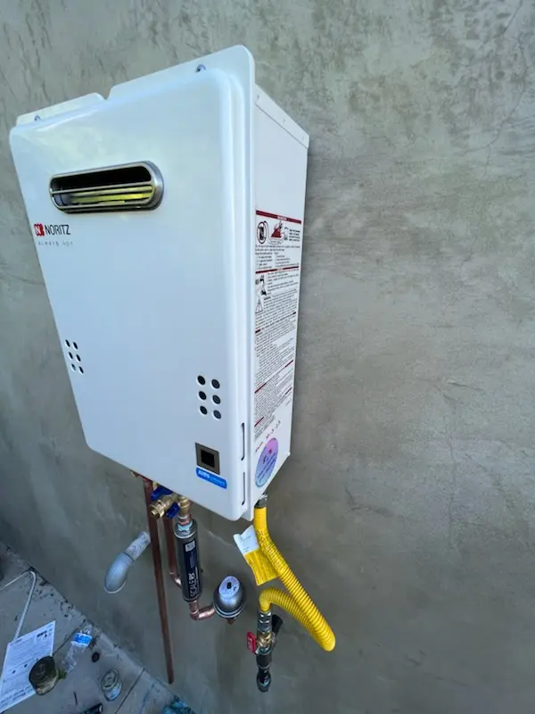 Tankless water heater installation for Cameron Park homes